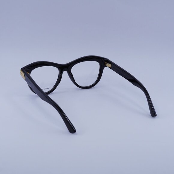Bottega Veneta BV1105O 001 Eyeglasses Black 50mm Cat Eye Frame - Picture 7 of 11